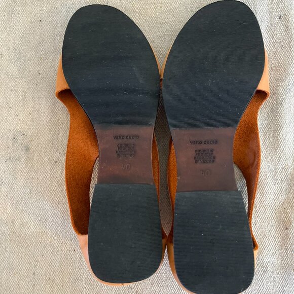 Cousin Woman's Suede Jenny Terra Cotta Bohemian Summer Sandals Sz 10 - Picture 9 of 9